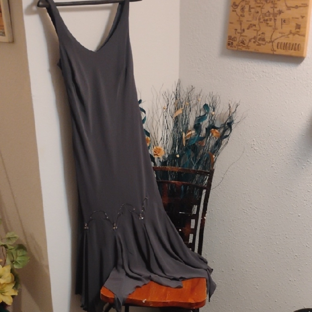Camille La Vie Gray Maxi Dress